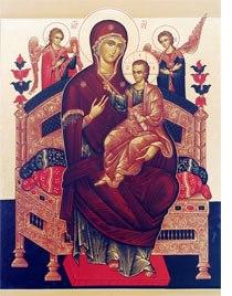 Икона Всецарица - Православная женщина0