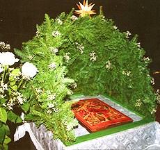 Рождественская флористика - Православная женщина3
